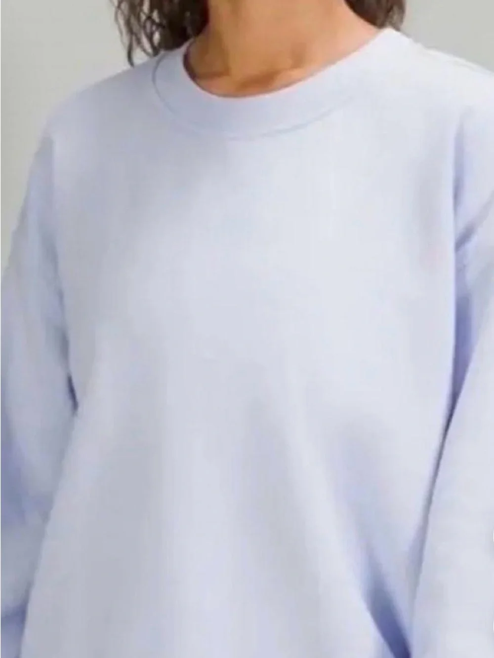 Lululemon Perfectly Oversized Crew Sweatshirt Lavender Dusk